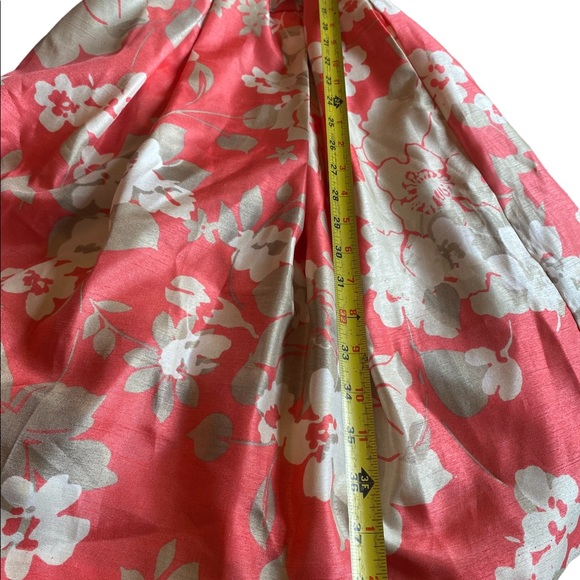 Madison Leigh Pink with Cream Florals Vintage Style Dress - Picture 8 of 12